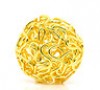  20 Abalorios Huecos Bolas Dorados 18mm Dia 