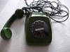  Altes Telefon Fetap 611 2A Mit Wählscheibe GRÜN 70ER Post Retro Vintage 
