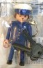  Playmobil Keychain Male Police Officer US Policeman Key Chain Figure MISB 