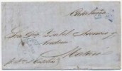  Cuba 1855 Prefilatelic Cover Franco Habana Mataro J659 