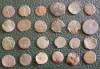  Lote de 24 Monedas Antiguas de Mallorca Mal Estado 