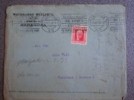  Sobre AÑO 1932 Zaragoza Publicidad Chocolates Mutualidad Mercantil Reverso 