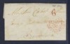  Spain 1843 Pre Philatelic Letter from Olot to Barcelona 12814 