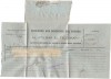 telegrama con sello de Censura Militar 1937 guerra civil enviado a Pamplona