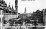  Postal Antigua Zaragoza Plaza Del Pilar 