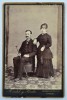  Fotografía Antigua Retrato de Pareja Hortet Y Bada Zaragoza Aragón 