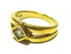  Pierre Lang Schöner Goldfb Ring Mit Strassstein 4QL4433 