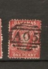  Bahamas 1863 SG 20 WMK Crown CC Reversed Fine Used CV £80 00 