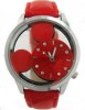  Reloj Cuarzo Mujer Mickey Mouse Rojo 