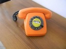  Altes Orangenes Telefon Aus Den 70ERN Post FE Tap 611 2 